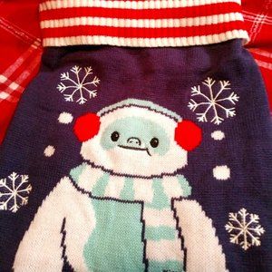 Bumble snowman warm dog sweater XXL Wag-a-tude